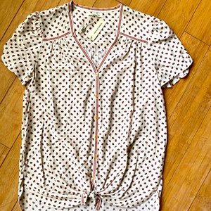 Max studio lady bug top new with tags size small